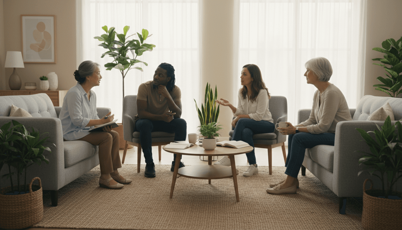 Fellowship and conversation in the lobby after service